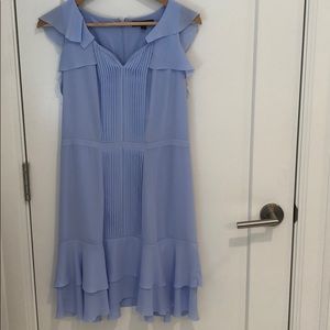 Blue ruffle dress